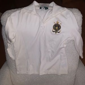 Vintage Ralph Lauren embroidered polo! Sz SP